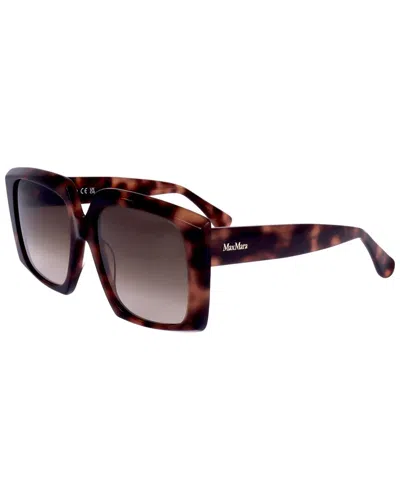 Max Mara Women's 56mm Sunglasses In Red