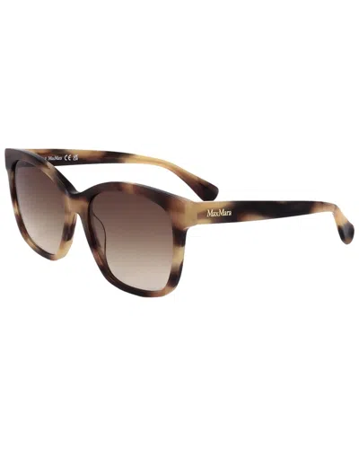 Max Mara Women's 56mm Sunglasses In Brown