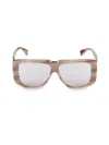 Max Mara Acetate Sunglasses In Beige Brown
