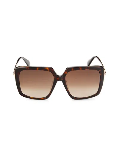 Max Mara Women's 57mm Square Sunglasses In Brown