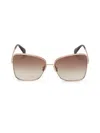 Max Mara Women's 59mm Butterfly Sunglasses In Burgundy