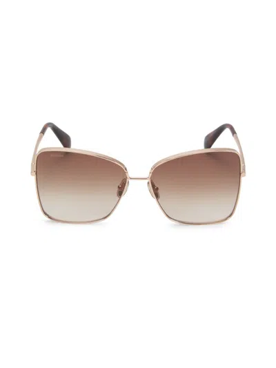 Max Mara Women's 59mm Butterfly Sunglasses In Burgundy