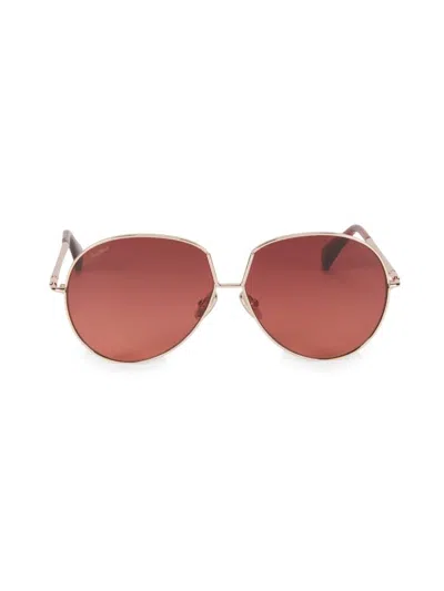 Max Mara Women's 60mm Aviator Sunglasses