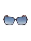 Max Mara Women's 60mm Oversized Gradient Square Sunglasses