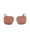 MAX MARA WOMEN'S 60MM SQUARE SUNGLASSES