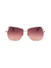 Max Mara Women's 61mm Geometric Sunglasses