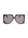 Max Mara Women's 61mm Oval Sunglasses In Black
