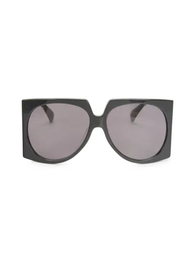 Max Mara Women's 61mm Oval Sunglasses In Black