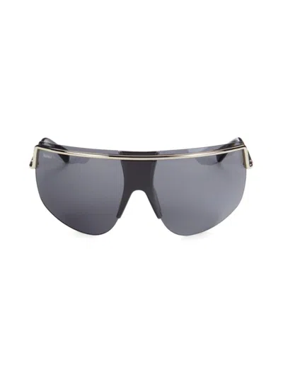 Max Mara Women's 70mm Shield Sunglasses In Smoke