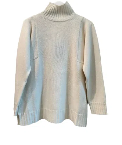 Max Mara Women's Aceti Sweater In White In Blue