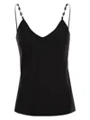 Max Mara Afelio Beaded Strap Camisole In Black