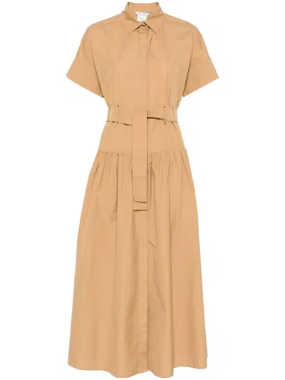 Max Mara Women Agoraio Midi Dress In Nude