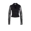 Max Mara Wrap Silhouette Black Viscose Top In Black