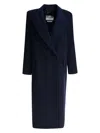 Max Mara Double-breasted Coat "albania1234" In Blue