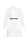 Max Mara Alcade Poplin Oversized Mini Dress Clothing