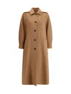 Max Mara Aldo Brown Virgin Wool Coat In Brown