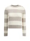Max Mara Alfeo Sweaters And Cardigans Multicolor In White