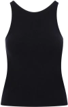 Max Mara Navy Alfeo Tank Top In Blue