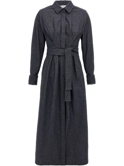 Max Mara Aller Shirt Dress In Brown