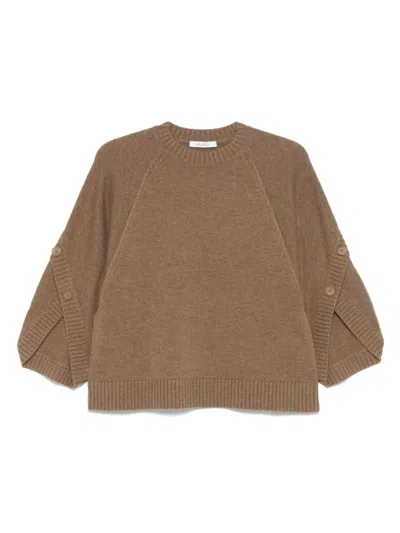 Max Mara Sweaters Brown