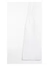 Max Mara Belted Cotton-blend Gabardine Maxi Dress In White