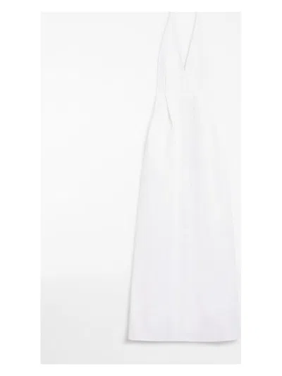 MAX MARA WOMEN'S ANCONA1234 DRESS WHITE | SIZE 40 | 2511221493600001