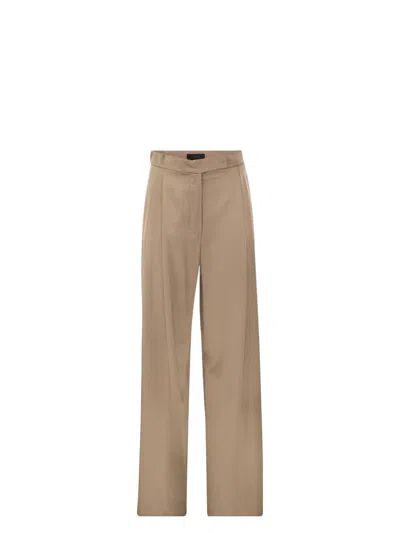 MAX MARA WOMEN'S ANTIQUED SILK SATIN FIESTA WIDE-LEG PANT