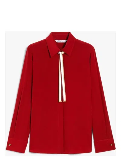 MAX MARA WOMEN'S APOLLO SHIRT RED | SIZE 48 | 2511111061600025