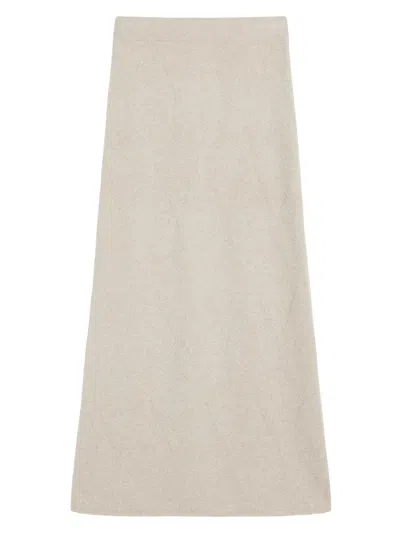 MAX MARA WOMEN'S ARGYLE CASHMERE YARN SKIRT