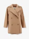 Max Mara Women Asturie1234 Oversize Virgin Wool And Cashmere Coat In Pink