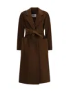 Max Mara Attuale1234 Coat In Multicolor