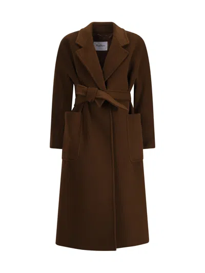 Max Mara Attuale1234 Coat In Multicolor