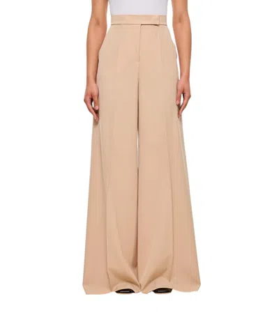 Max Mara Women Beige Ninfa Palazzo Pants, 26 Luxury Pants For Women Darveys In Neutral
