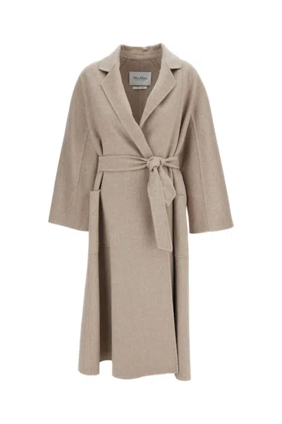 Max Mara Women Beige Trench Coat In Neutral