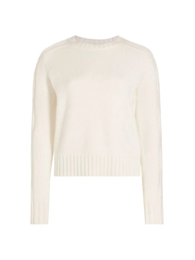 Max Mara Women's Berlina Cashmere Sweater In Optical White