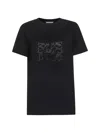 Max Mara Women Black Cotton Maxmarabesque T-shirt In Black