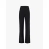 Max Mara Mid-rise Straight-leg Trousers In Black