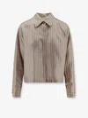 Max Mara Women Brama Striped Silk Shirt