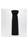 Max Mara Silva Bustier Wool-blend Midi Dress