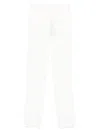 Max Mara Tailored White Vincita Trousers With Polished Finish In White