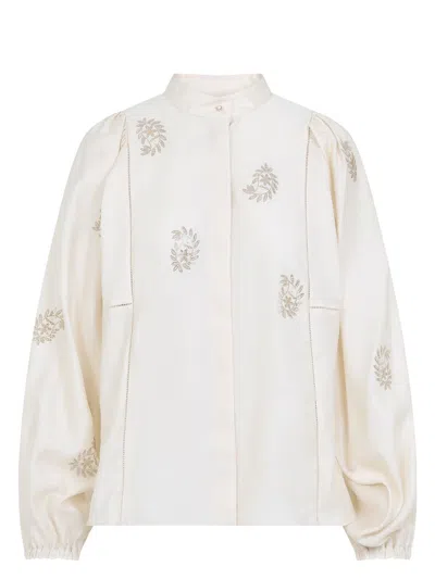 MAX MARA WOMEN'S CALADIO RICAMO BLOUSE TOP