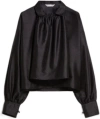 Max Mara Long-sleeved Shirt In Black