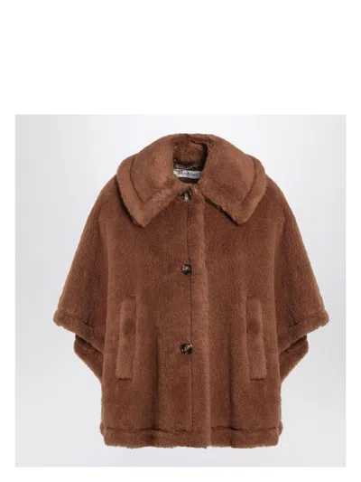 MAX MARA WOMEN'S CAMEL-COLOURED CAPE
