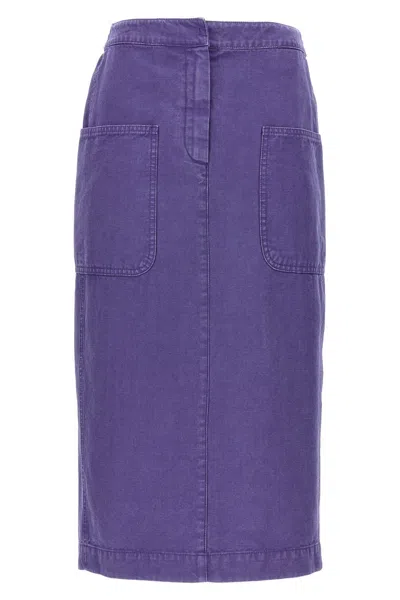 Max Mara Women 'cardiff' Skirt In Purple