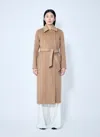 Max Mara Women Carhmere Robe Coat In Brown