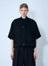 Max Mara Women Cashmere Cropped Sleeve Jacket In Black