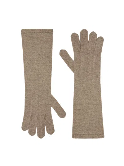 Max Mara Women's Cashmere Gloves In Sand