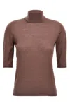 Max Mara Cecina Sweaters And Cardigans Purple In Brown