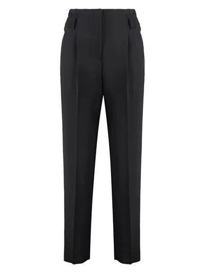 MAX MARA WOMEN'S CELTICO WOOL TAPERED-FIT TROUSERS