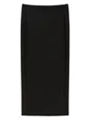 Max Mara Women's Charme Jersey Skirt Black | Size 44 | 2511771012600005 In Black